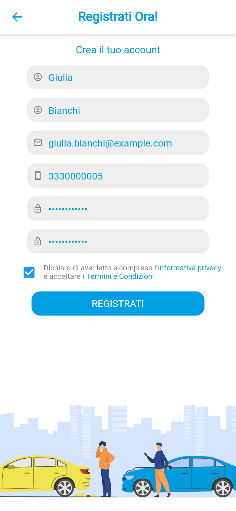Registrierung
