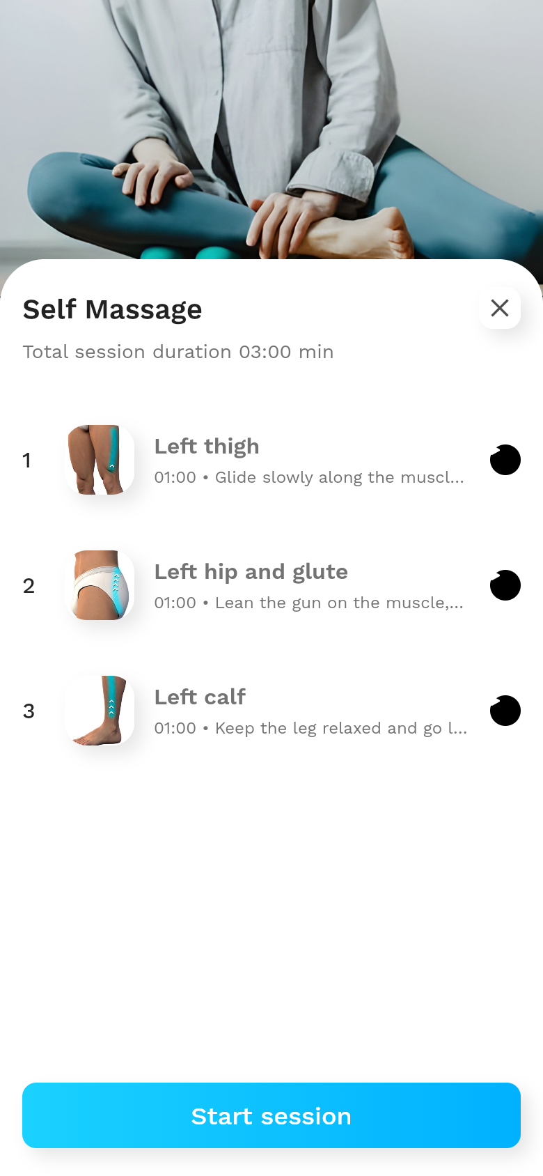 The session
