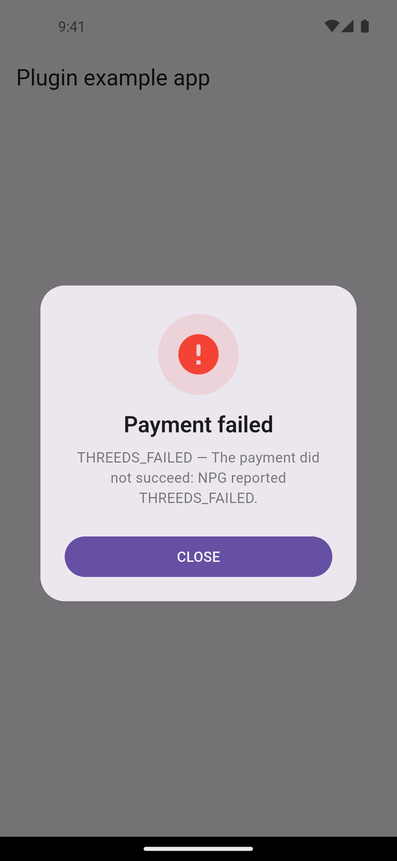 Failed