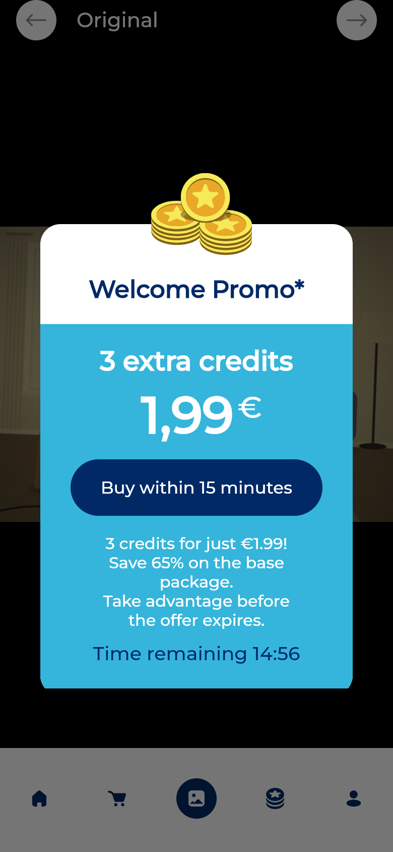 Welcome offer